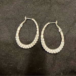Elegant Silver Hoop Earrings